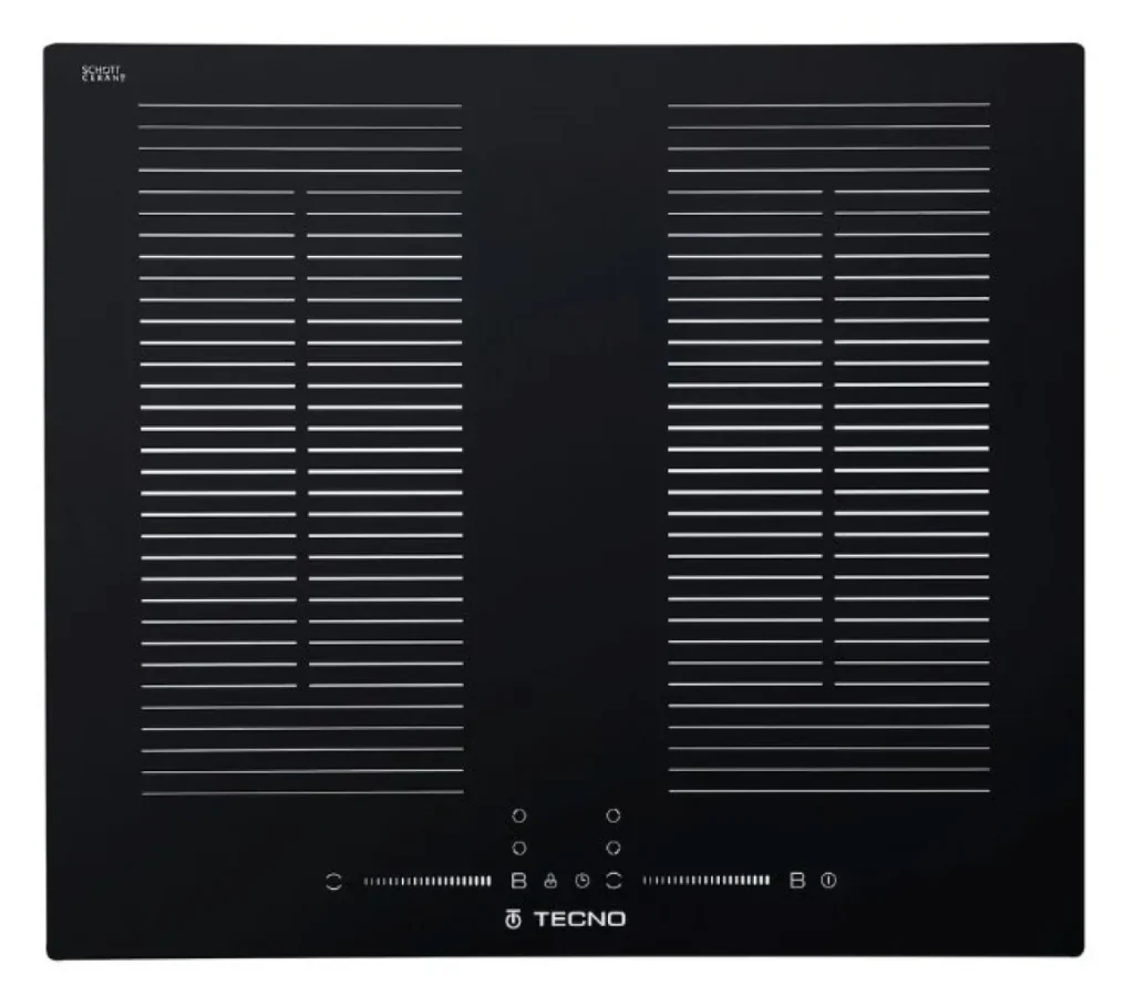 Fogão de indução 4 bocas Tecno Original Black Matte