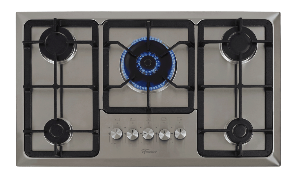 Cooktop 5 bocas a gás Fischer Infinity Tripla Chama