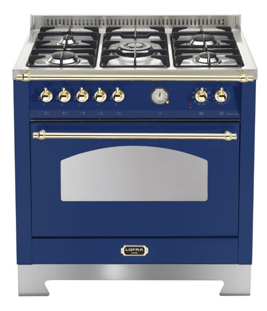 Fogão Lofra Dolcevita de 90 cm, na cor azul