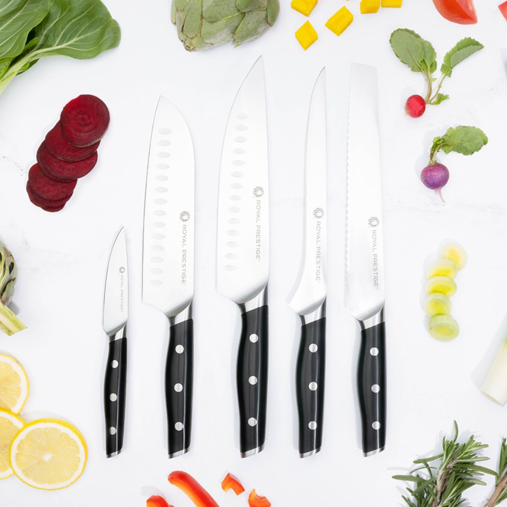 Jogo de facas Royal Prestige 5 peças para cozinha